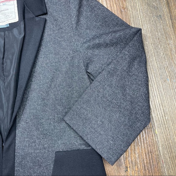 Anthropologie Cartonnier Gray Blazer Jacket Size 8 - Picture 4 of 11